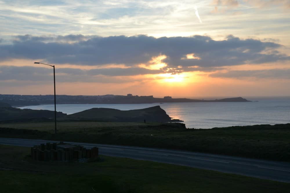 View from sea view family suite at Sands Resort Hotel & Spa - a family hotel in Cornwall