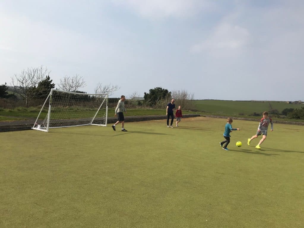 Astroturf football pitch - The Point at Polzeath