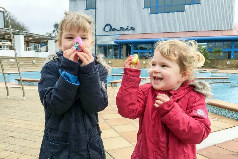 Easter egg hunt at Hendra - Cornwall holiday park
