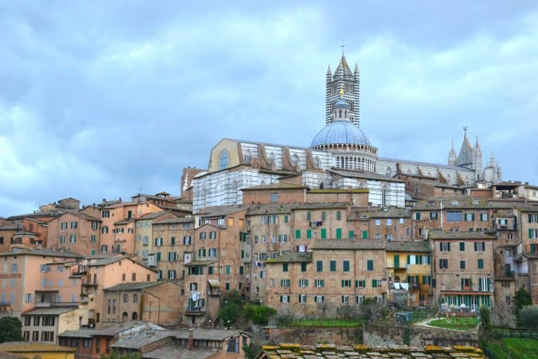 Siena rooftops, Siena Italy with kids