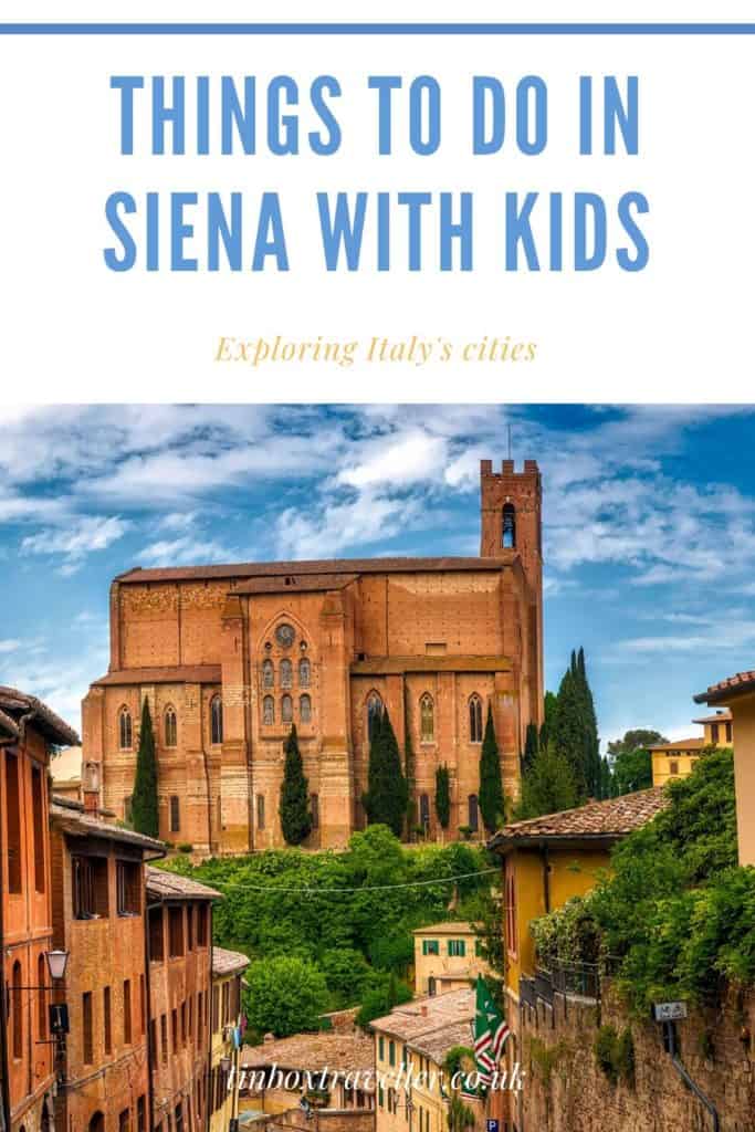 A visit to Siena is a must when you are in the Tuscan region of Italy. Here's some of the things to do with kids in Siena, Italy #Sienna #Siena #Italy #travel #thingstodo #trip #city #Italian #break #familytravel #travelblog #TinBoxTraveller