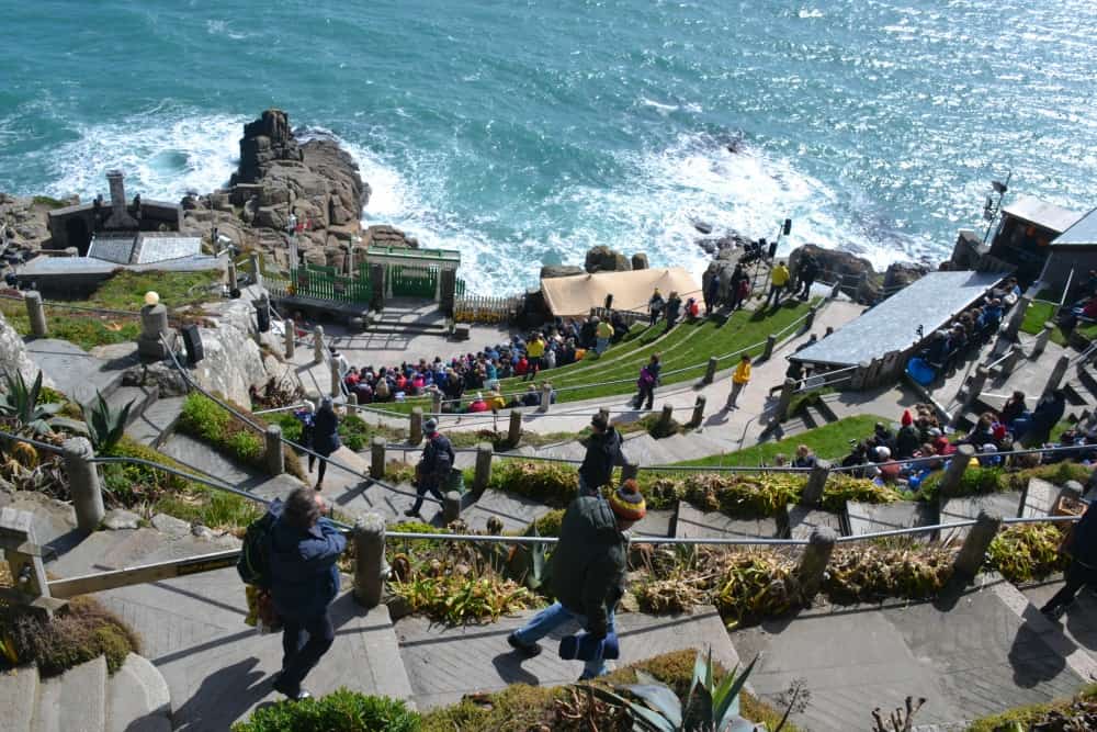 The Minack Theatre from above - The Railway Children at The Minack Theatre in Cornwall