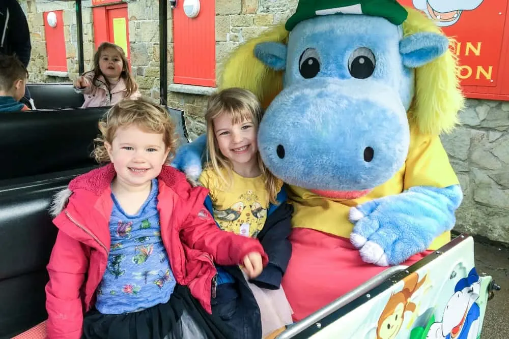 Tin Box girls with Henrietta at Hendra - Cornwall holiday park