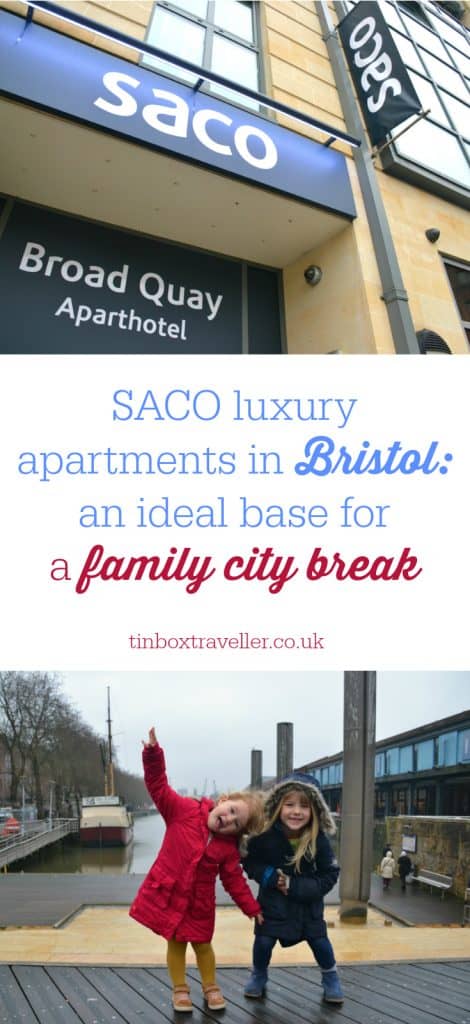 SACO Broad Quay luxury serviced apartments in Bristol are an ideal base for a family city break. Their central location make then the perfect base from which to explore with plenty of Bristol tourist attractions within walking distance #travel #travelblog #citybreak #Bristol #visitBristol #accommodation #placestostay #wheretostayBristol