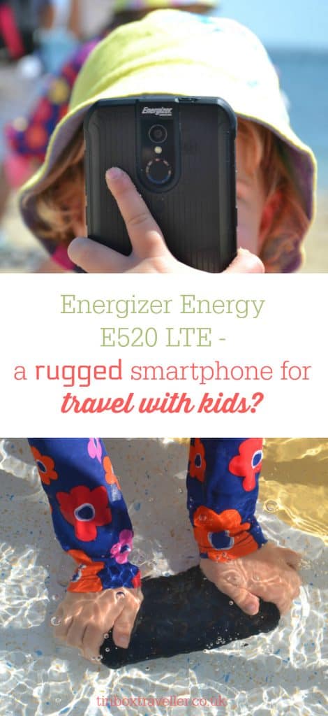 Looking for a smartphone with a battery that goes on and on, and is up to the challenge of travel with kids? Here's our Energizer Energy E520 LTE review #smartphone #travelgadgets #outdoorgadgets #traveltech #outdoorlife