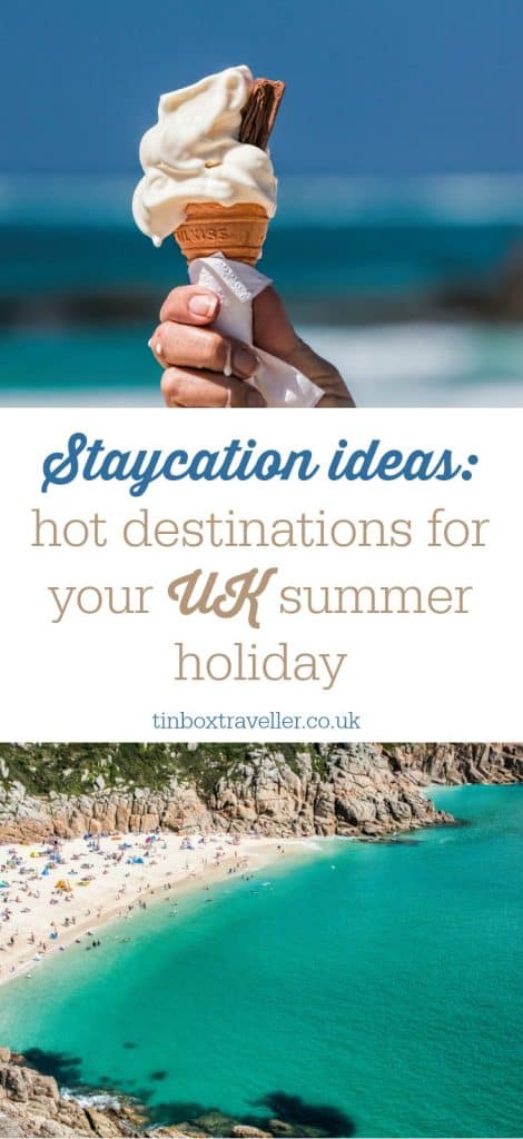 Fact: staycations are on trend. Here's why and some staycation ideas so you can make the most of the UK's hottest holiday destinations #staycation #travelinspiration #bestplacestostay #travel #familytravelblog #travelblog #uktravel 