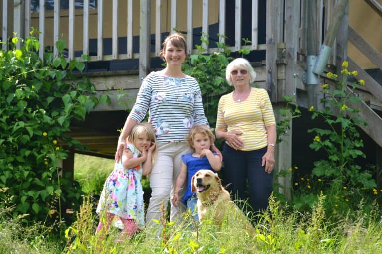 Tin Box Traveller family at Western Meadows Glamping - Dog-friendly glamping in Cornwall