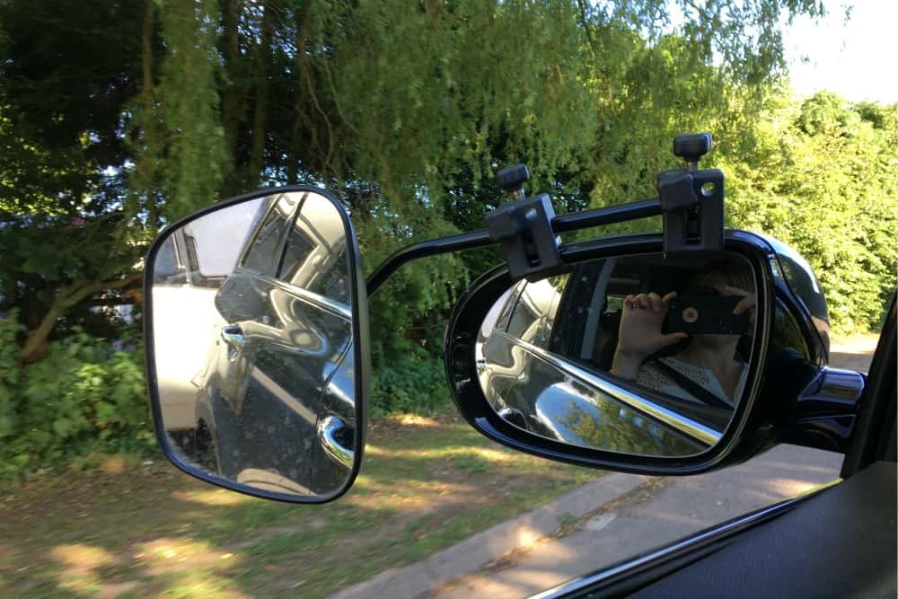 Caravan wing mirror - essential caravan equipment checklist