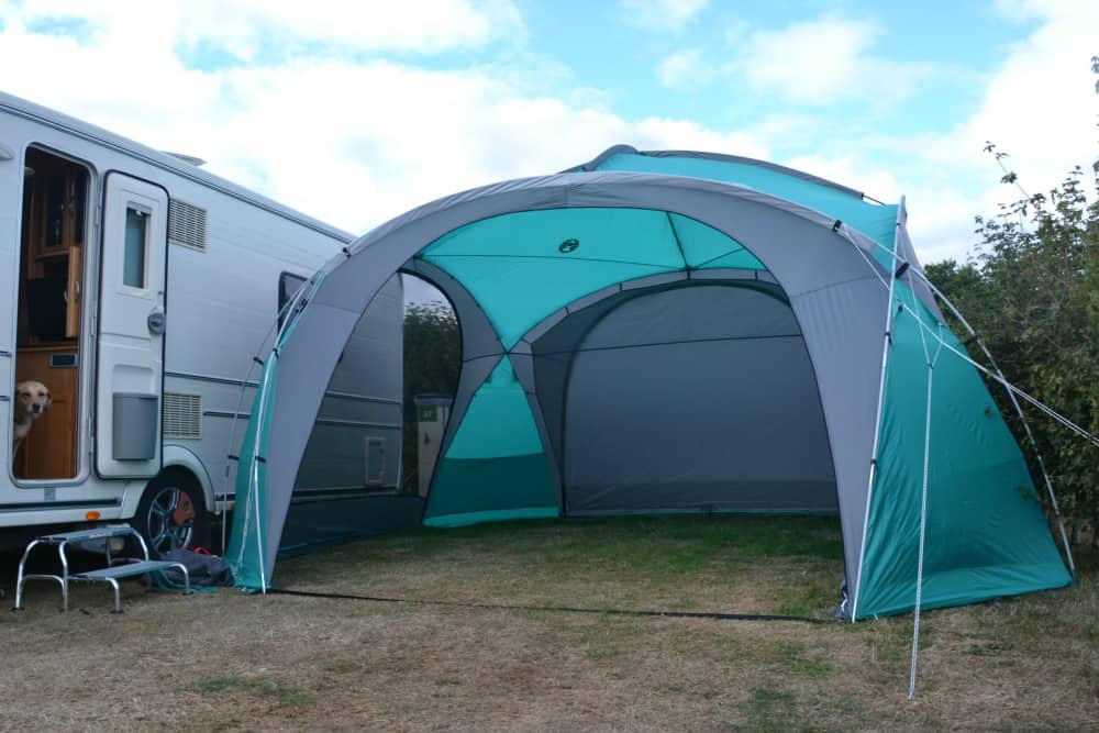 Coleman Event Dome XL shelter review Tin Box Traveller