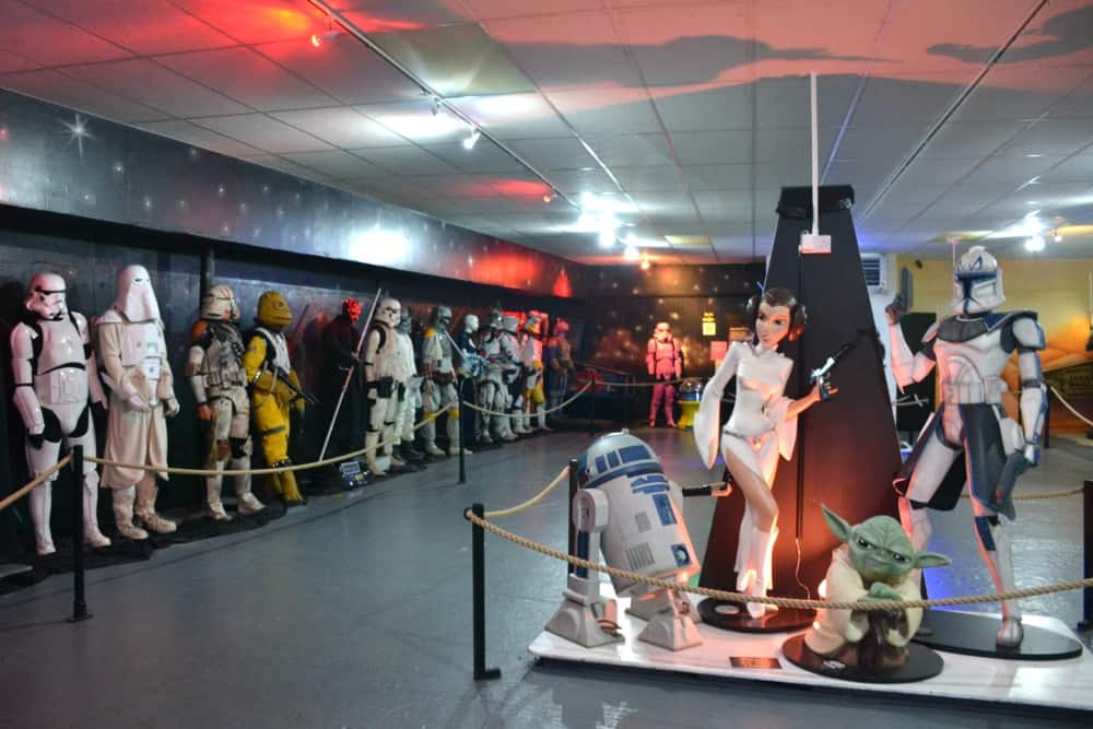 Film memorabilia - The Milky Way Adventure Park - a Devon theme park