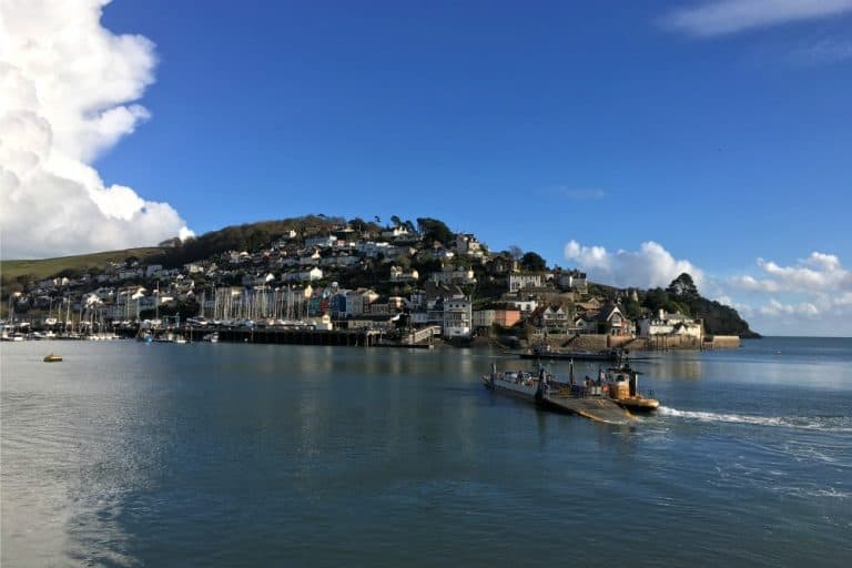 Lower ferry to Kingswear - Passenger ferry in Dartmouth - Paddle boarding on the River Dart - things to do in Dartmouth with kids
