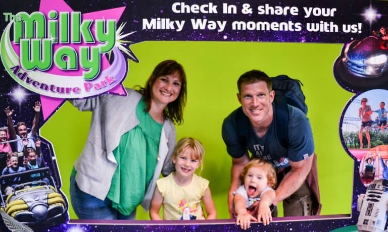 Tin Box family at The Milky Way Adventure Park - a Devon theme park