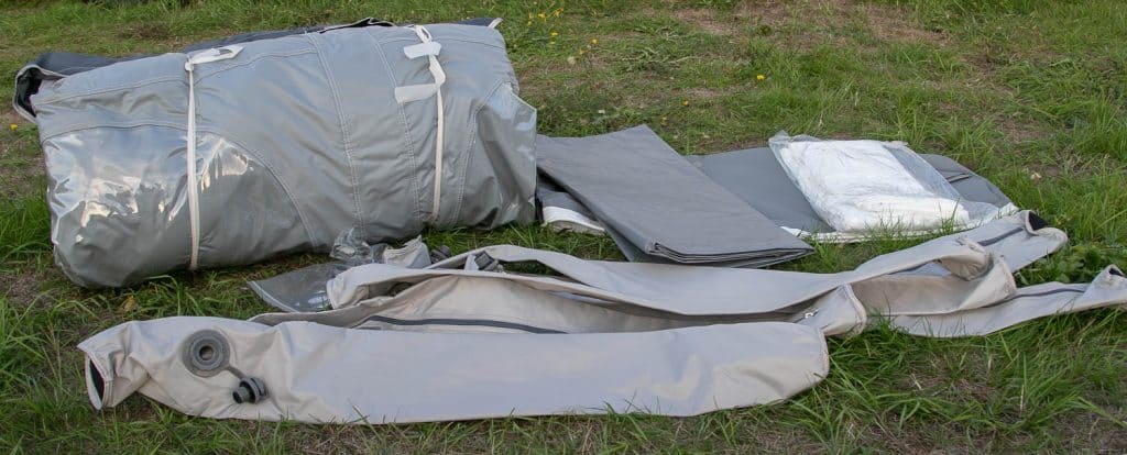 Unpacked PRIMA Air Canopy Awning - the best air awning for caravans?