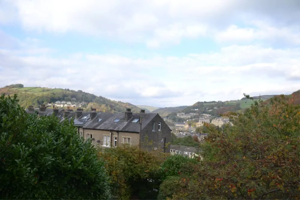 Calder Valley view - accommodation in Hebden Bridge, Yorkshire
