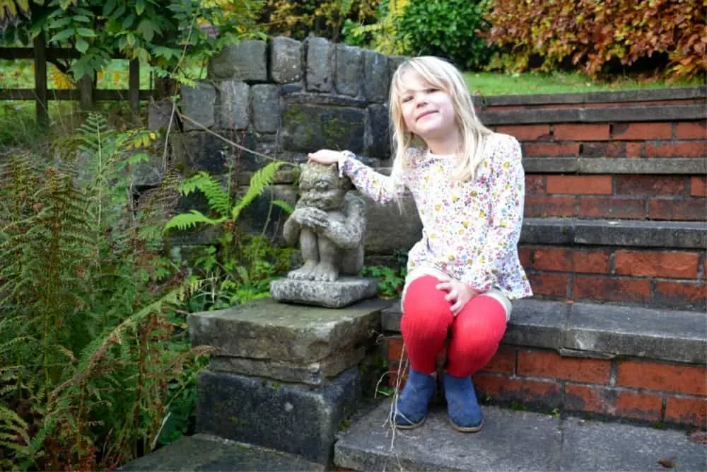 Tin Box Tot in garden Beech House - accommodation in Hebden Bridge, Yorkshire