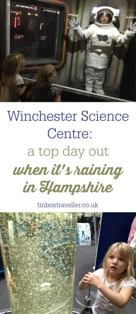 This Hampshire attraction specialising in hands on science and family-friendly planetarium shows is a great thing to do in Winchester in the rain #Winchester #Hampshire #STEM #science #daysout #rainyday #wetday #familyattraction #planitarium #familyfriendly #familyfun #travelblog #travel #UK