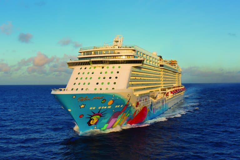 Norwegian Breakaway cruise ship at sea - NCL family cruise