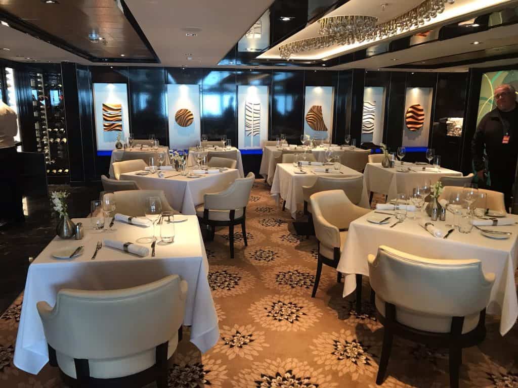 Savor restaurant on Norwegian Breakaway ship tour: NCL family cruise