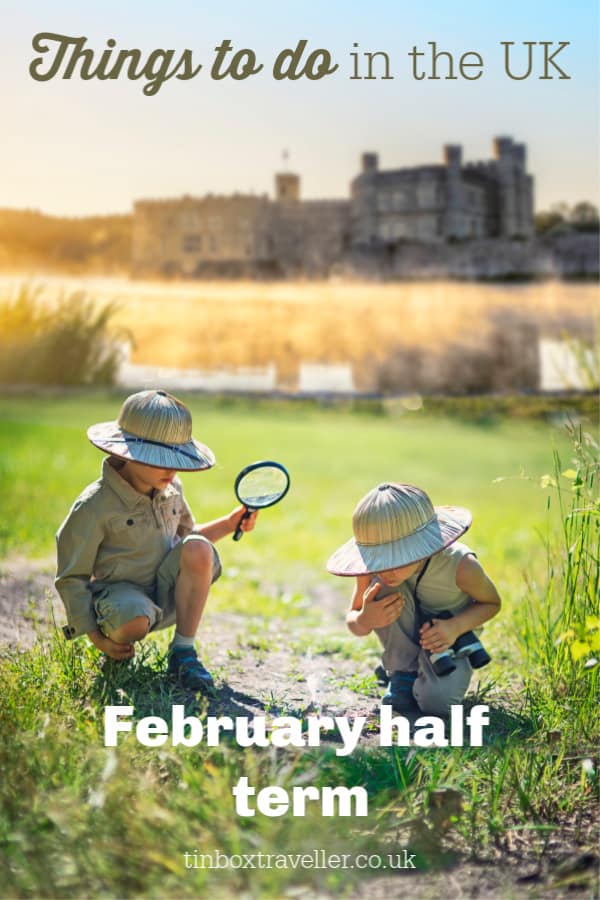 Looking for fun days out with the kids this February half term?  Whether you're after fresh air or things to do on rainy days there's some thing here for you #halfterm #schoolholidays #February #daysout #familyattractions #thngstodo #familyfun #spring #familytravelblog #UK
