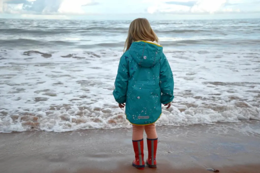Looking out to sea Goodrington Sands North - best South Devon beaches to visit with the kids