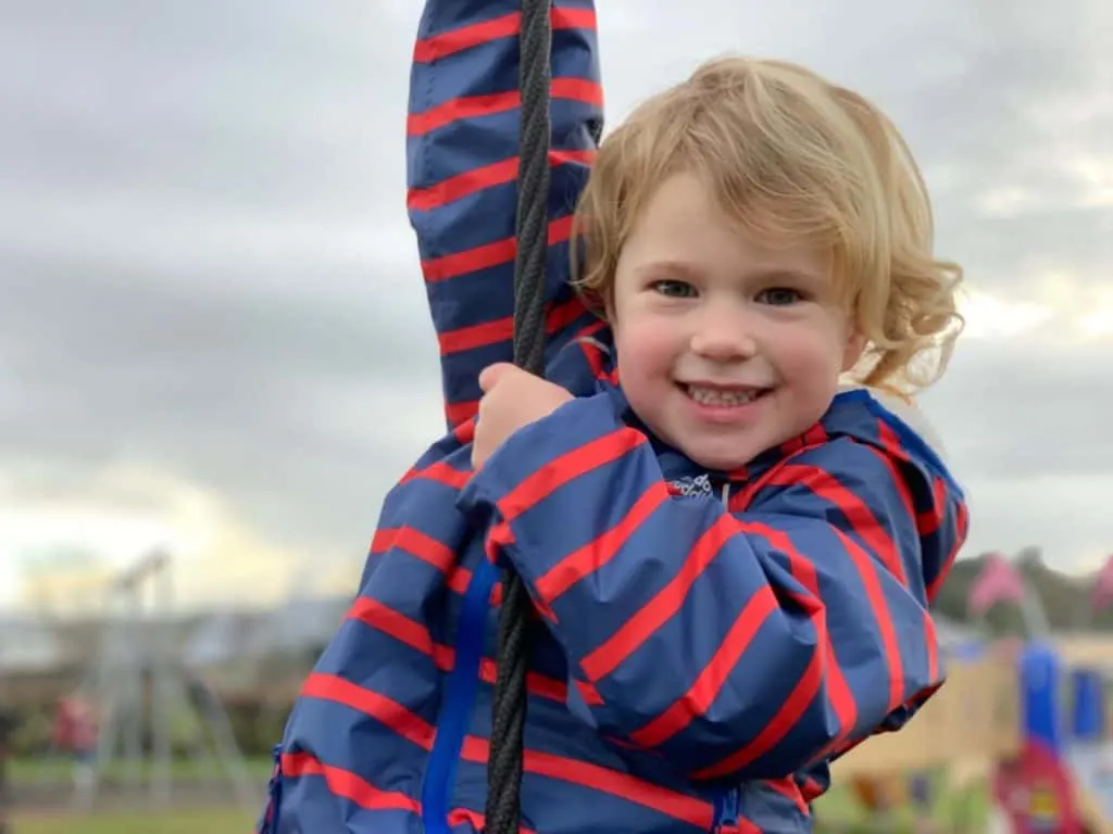 Playground at Youngs Park Goodrington Sands North - best South Devon beaches to visit with the kids