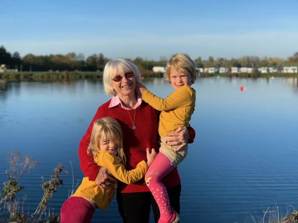 Tin Box girls and grandma - tips for family holidays with kids from the Caravan, Camping and Motorhome Show
