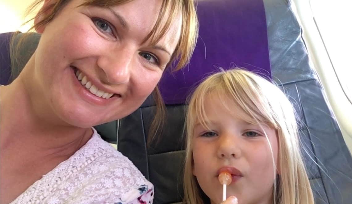 Tot on plane aged five years - helping children overcome a fear of flying