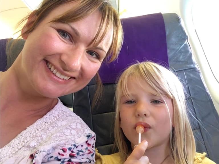 Tot on plane aged five years - helping children overcome a fear of flying