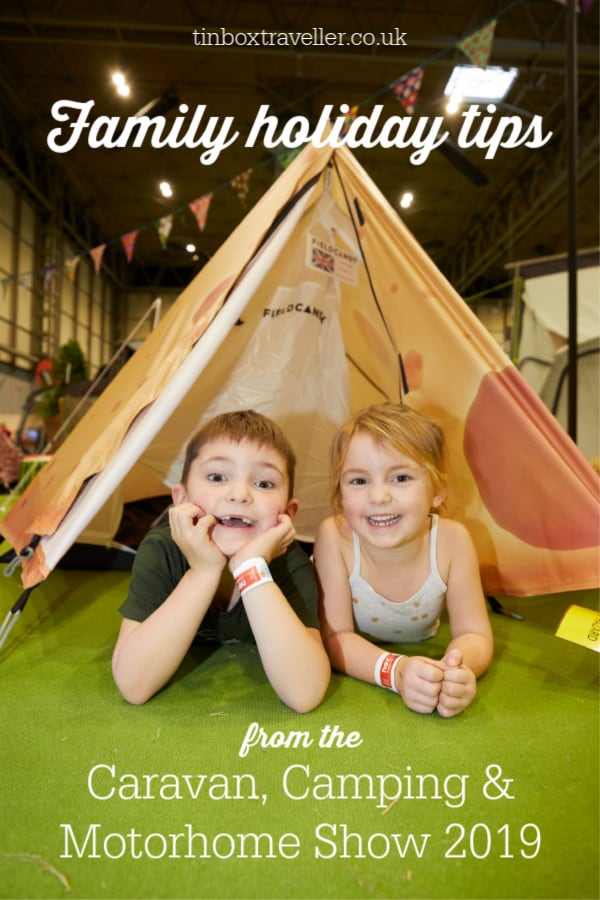 [AD] After more than 100 family trips, find out which top tips for holidays with kids I shared during the Caravan, Camping and Motorhome Show at the NEC #familytravel #familytravelblog #travel #travelblog #traveltips #familyholidays #caravancampshow #caravanning #camping #holidays #UKholidays #Europe #vacation