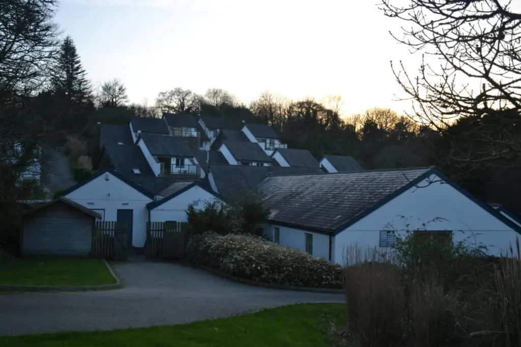 Resort at sunset - The Valley Cornwall Review, luxury cottages in Cornwall