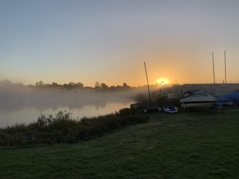 Sunrise at Croft Farm Water Park