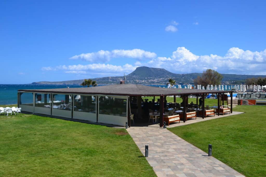Beach Bar at Kiani Beach Hotel in Crete