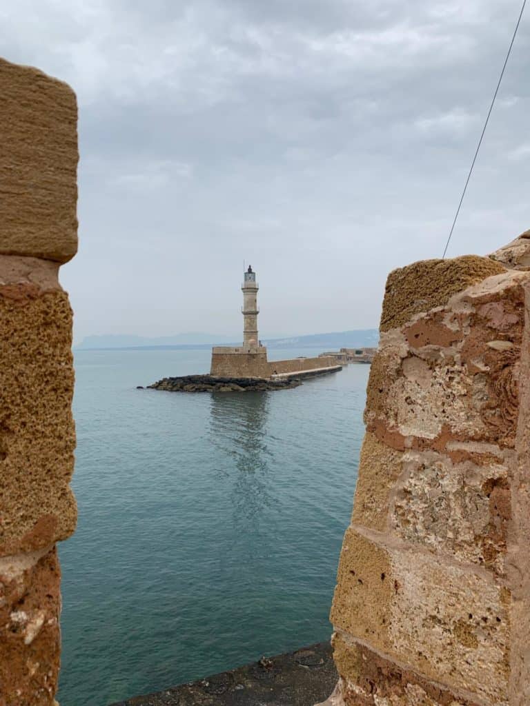 Chania Lighthouse - things to do in Chania, Crete with kids