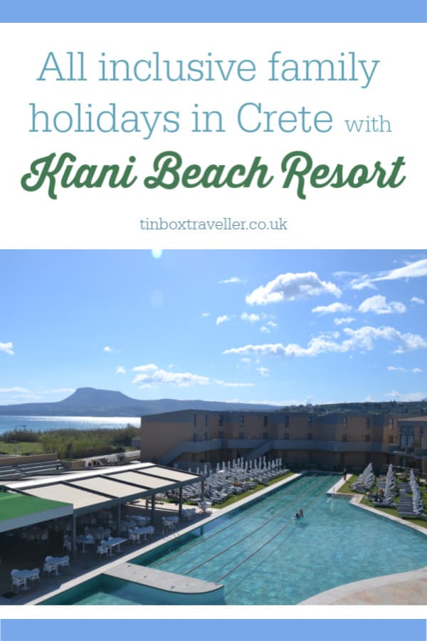 [AD Press Trip] If you are looking for a family-friendly hotel in Greece then take a look at this Kiani Beach Resort review. It is an all inclusive family resort in Crete that has a variety of family-friendly rooms, a kids club, three pools and two kids pools, a beach front location and entertainment throughout the day.