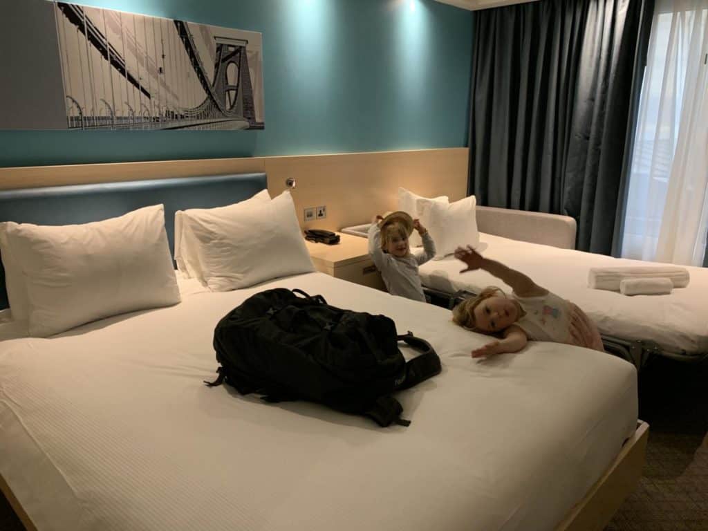 Family room at Hampton by Hilton Bristol Airport hotel