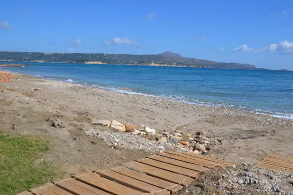 Kiani Beach Resort beach in Crete