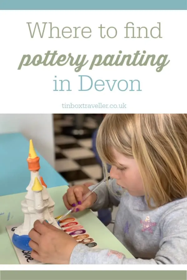 Here's where you can find pottery painting in Devon at China Blue, Totnes. This is a fun activity for children & adults of all ages, & ideal for rainy days #VisitDevon #pottery #rainyday #thingstodo #England #Totnes #SouthDevon #creative #crafts #wetday #fun #painting