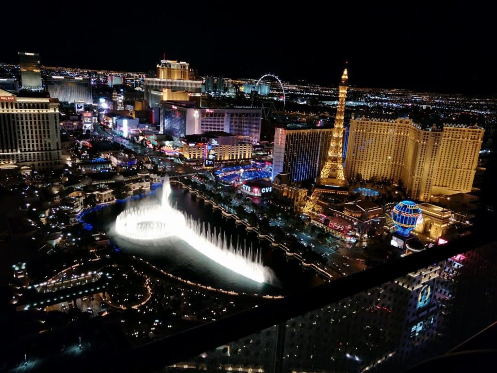 Vegas view from room - parents getaway