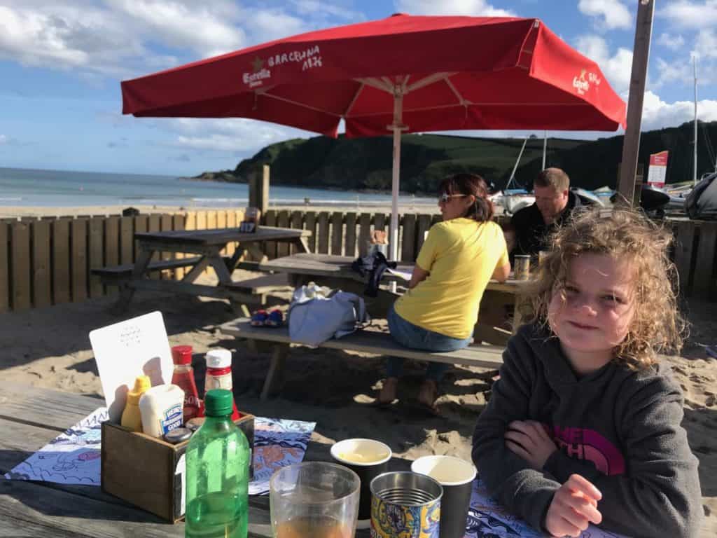 At the beach bar