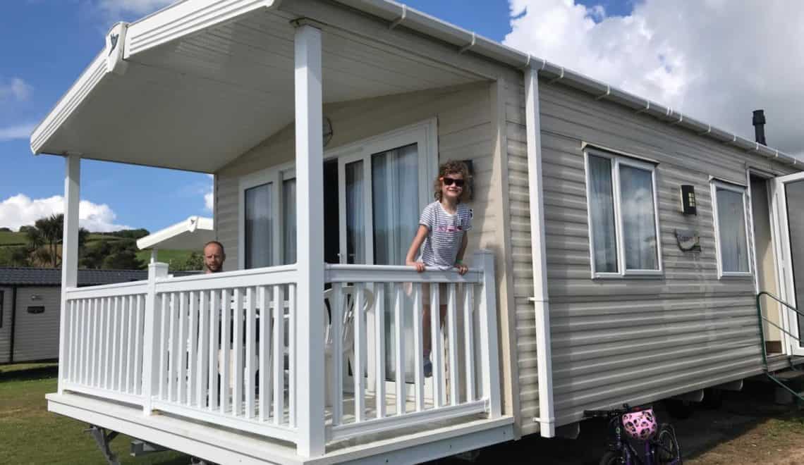 Holiday home E16 at Pentewan Sands - a Cornwall campsite on the beach