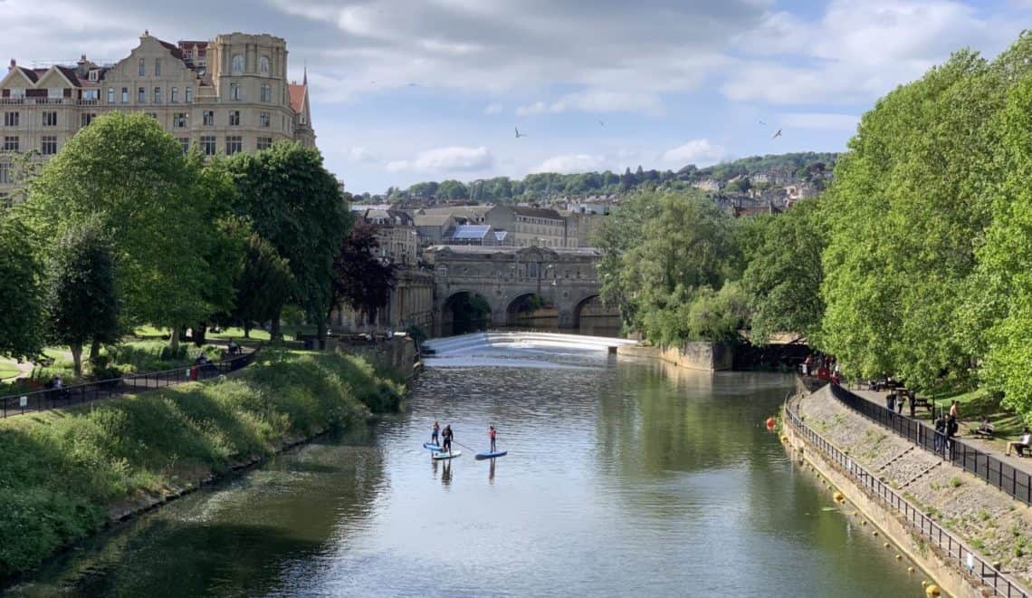Pulteney Bridge and weir - city break in Bath