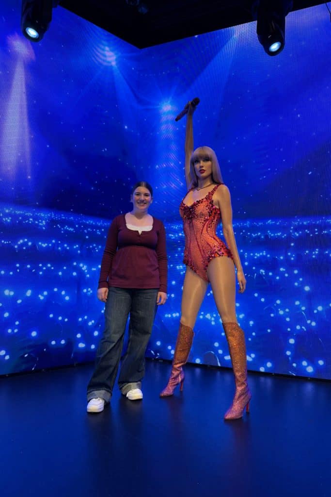 Our 13-year-old stood with the wax word of Taylor Swift at Madame Tussaud's in London