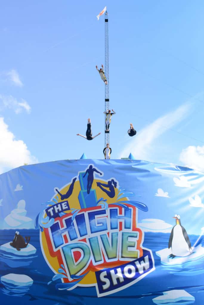 New Hydro High Dive Show At Crealy In Devon This Summer