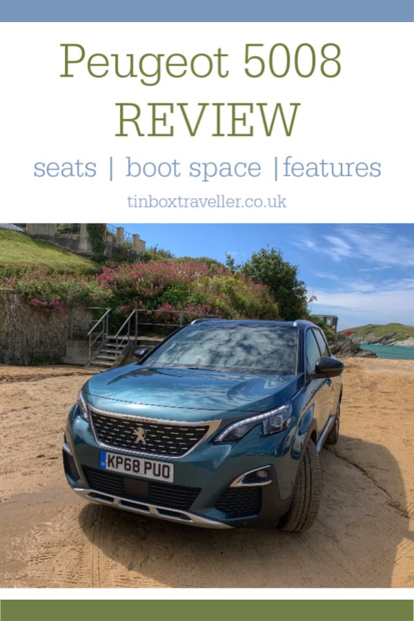 Looking for a large family SUV with seven seats? Take a look at our Peugeot 5008 GT Line Premium review to find out how it performed on a road trip #carreview #Peugeot #Peugeot5008 #SUV #familycar #roadtrip #familytravel #familytravelblog