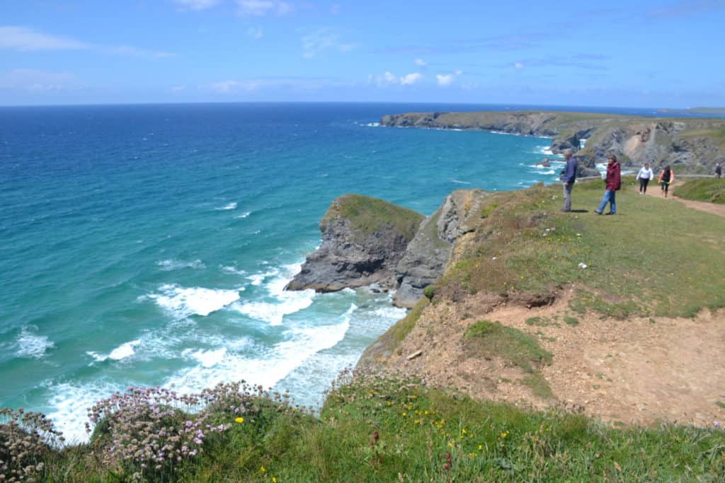 South West Coast Path at Bedruthan Steps
