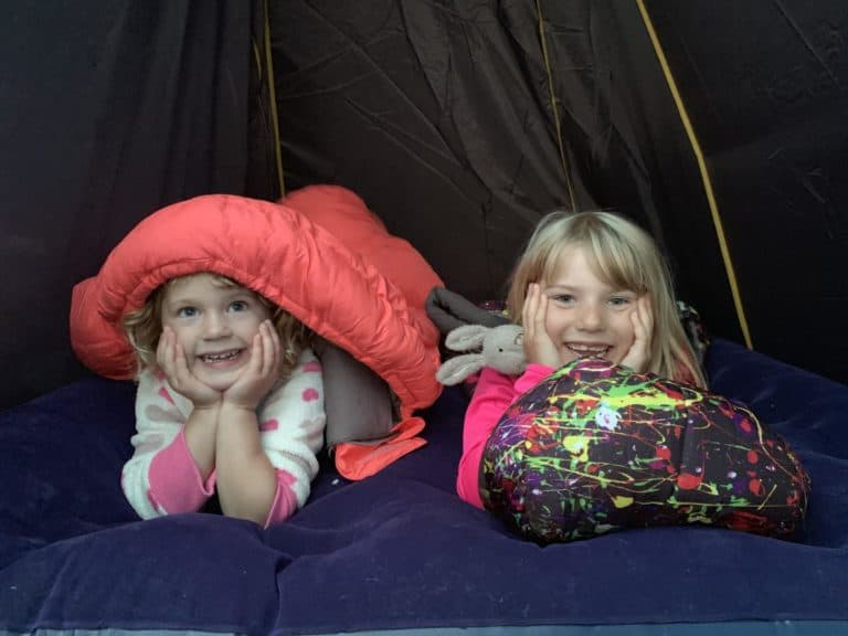 Kids in sleeping bags - Vango Kanto Junior sleeping bag review