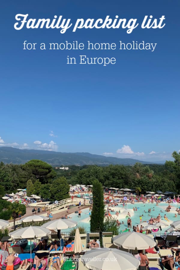 If you've booked a mobile home vacation with Al Fresco Holidays in Europe, packing may be on your mind. Here's what to pack for an Al Fresco Holidays. Disclosure: We have been on press trips with Al Fresco Holidays, but have not been asked to write this post #familytravel #Europe #packinglist #packingtips #traveltips #packing #list #checklist #mobilehome #familyholiday #holidaypark #AlFrescoHolidays #tinboxtraveller