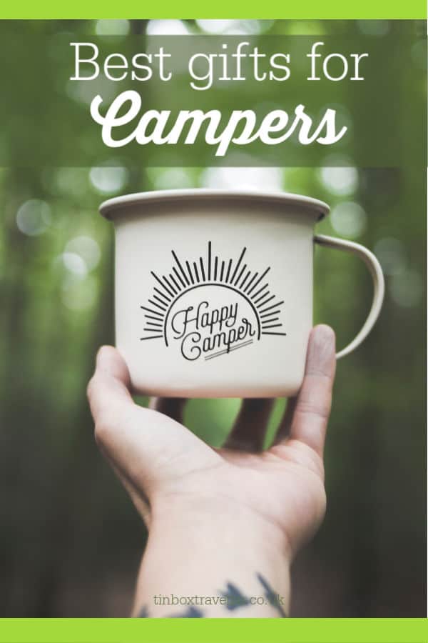 Gifts for campers can be difficult to find, especially when they have it all already. Here's some inspiration for the best camping gifts for every budget #camping #travel #travelessentials #traveltips #camper #gift #giftlist #present #inspiration #ideas #travelblog caravanning 