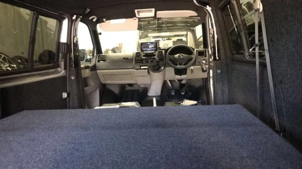 Interior of VW Transporter T5