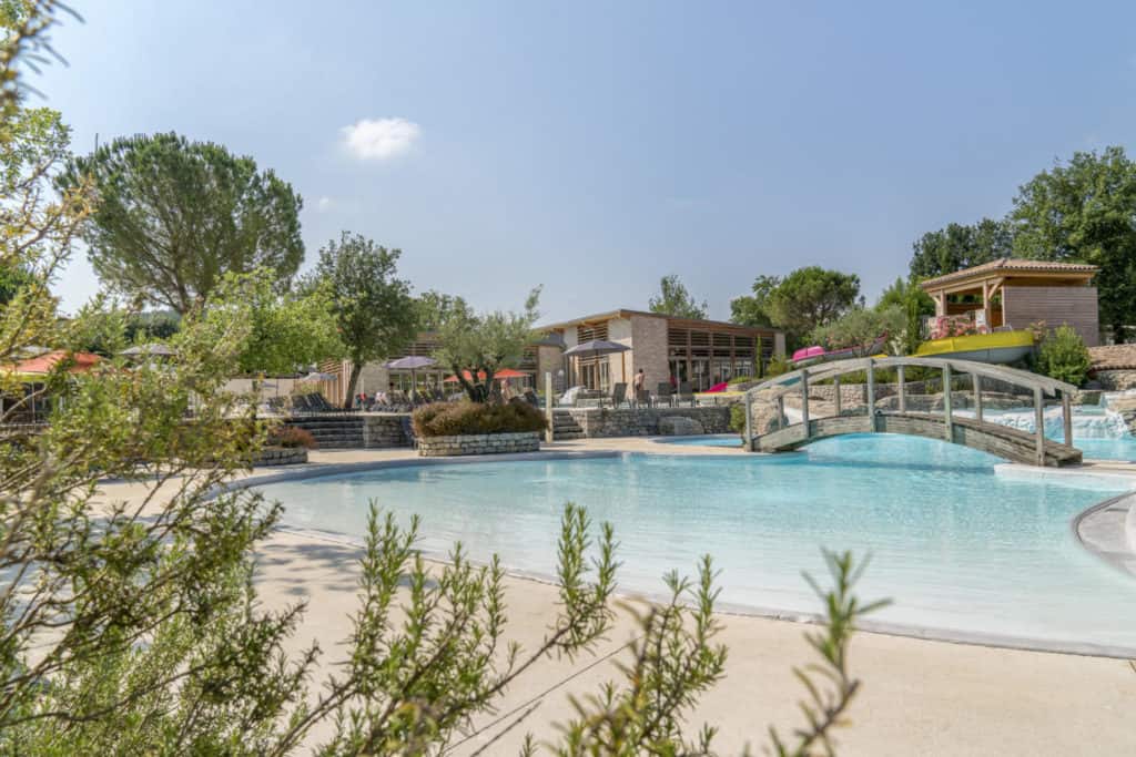 Swimming pools at Soleil Vivarais - a Yelloh! Village holiday park